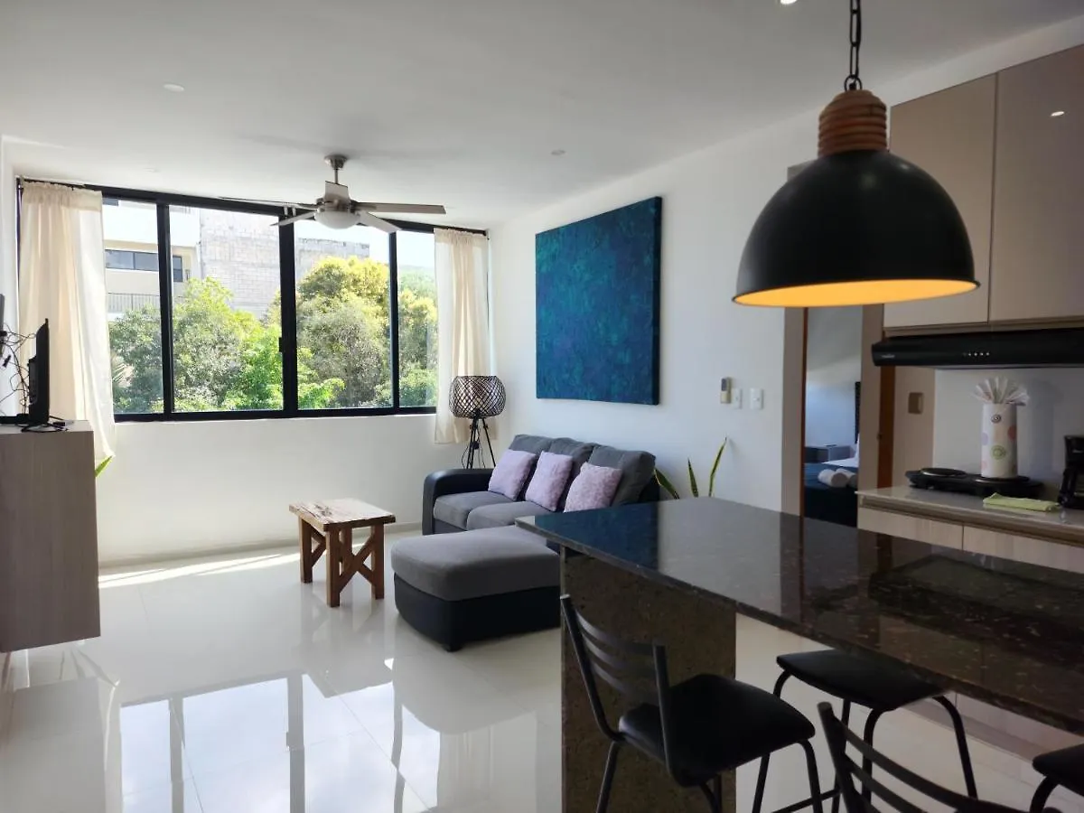 Apartment 2Br Amazing Rooftop Pool With Ocean View 203 Playa del Carmen 0*,