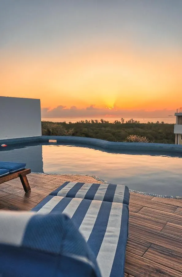 Apartment 2Br Amazing Rooftop Pool With Ocean View 203 Playa del Carmen