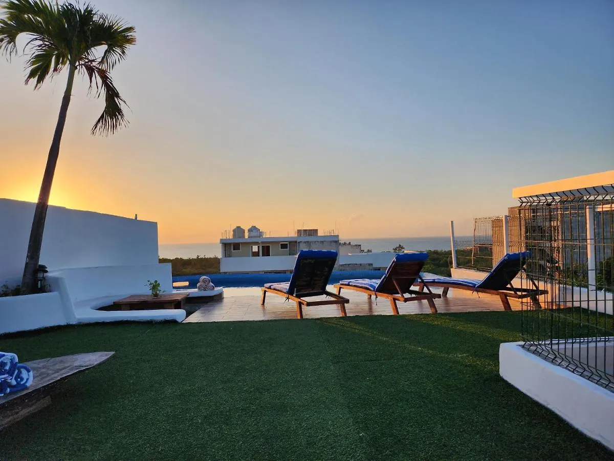 Apartment 2Br Amazing Rooftop Pool With Ocean View 203 Playa del Carmen