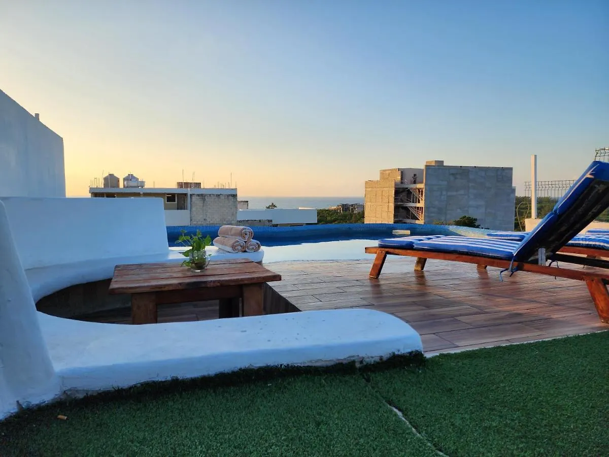 Apartment 2Br Amazing Rooftop Pool With Ocean View 203 Playa del Carmen