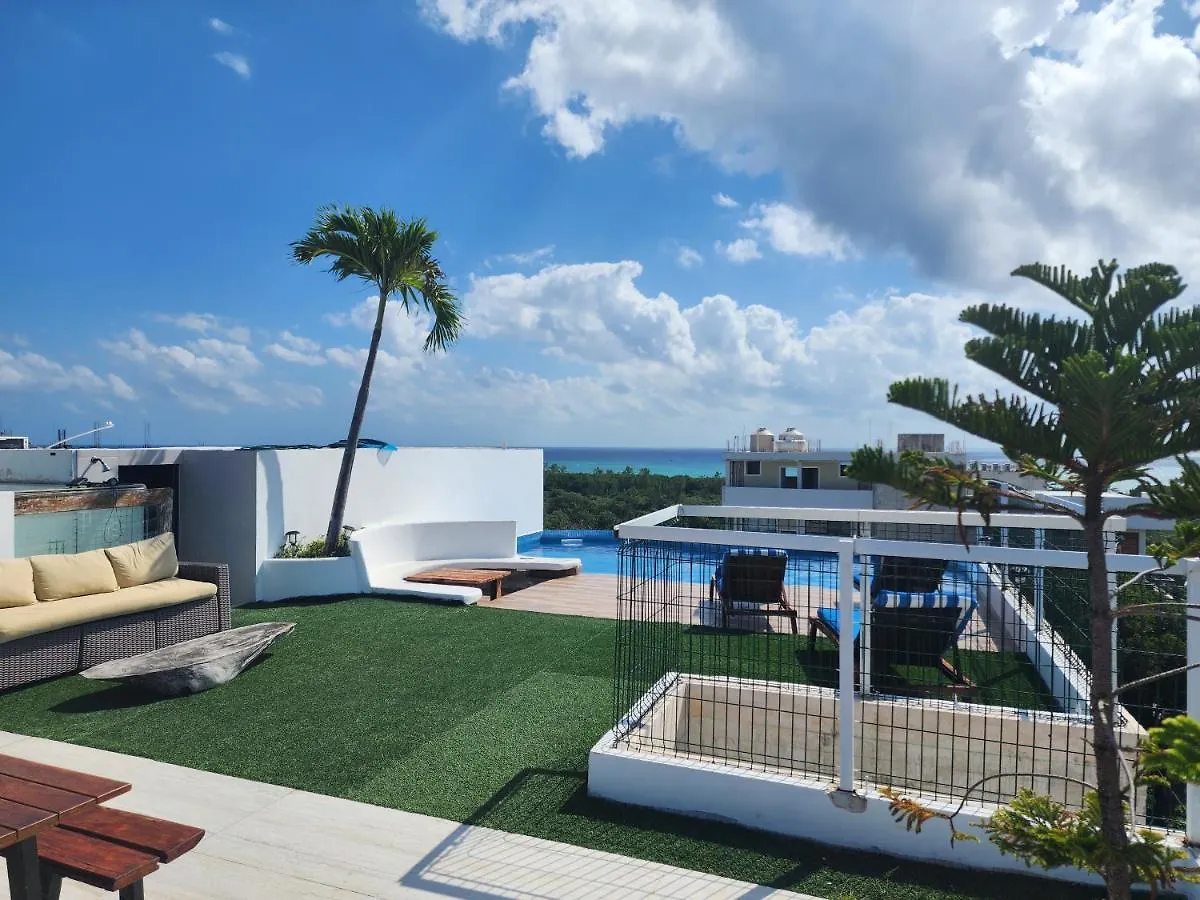 Apartment 2Br Amazing Rooftop Pool With Ocean View 203 Playa del Carmen