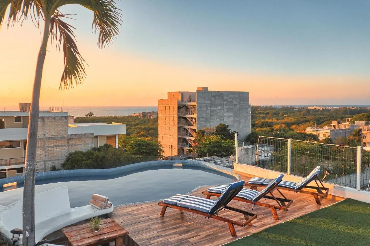 Apartment 2Br Amazing Rooftop Pool With Ocean View 203 Playa del Carmen 0*,  Mexico